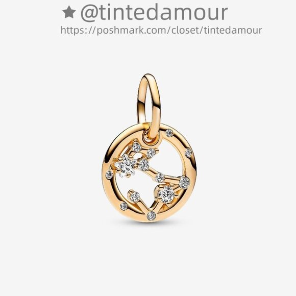 Pandora Pisces Zodiac Dangle Charm - Picture 1 of 2